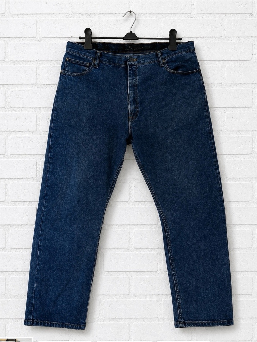 Men's Dark Blue Straight-Leg Wrangler Jeans Regular fit